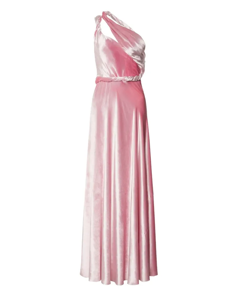 Alberta Ferretti Kleid aus Samt - Rosa Rosa