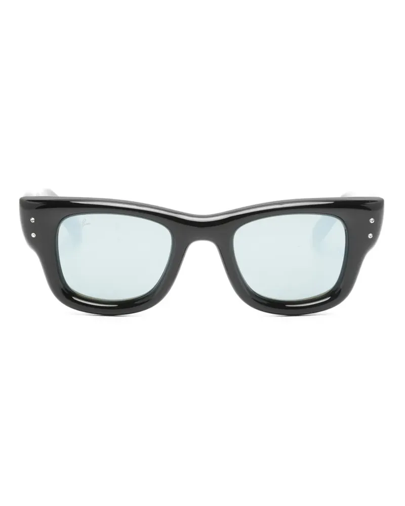 Ray Ban Wayfarer Puffer Sonnenbrille - Schwarz Schwarz