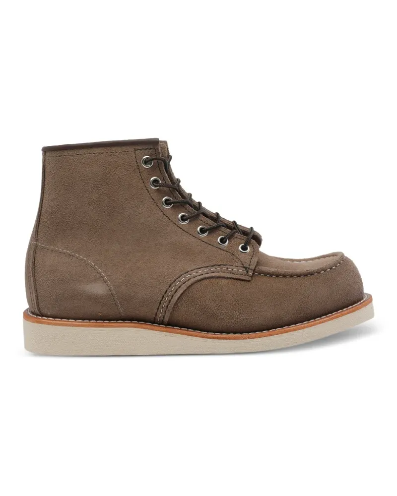 Red Wing Shoes lace-up round-toe boots - Braun Braun
