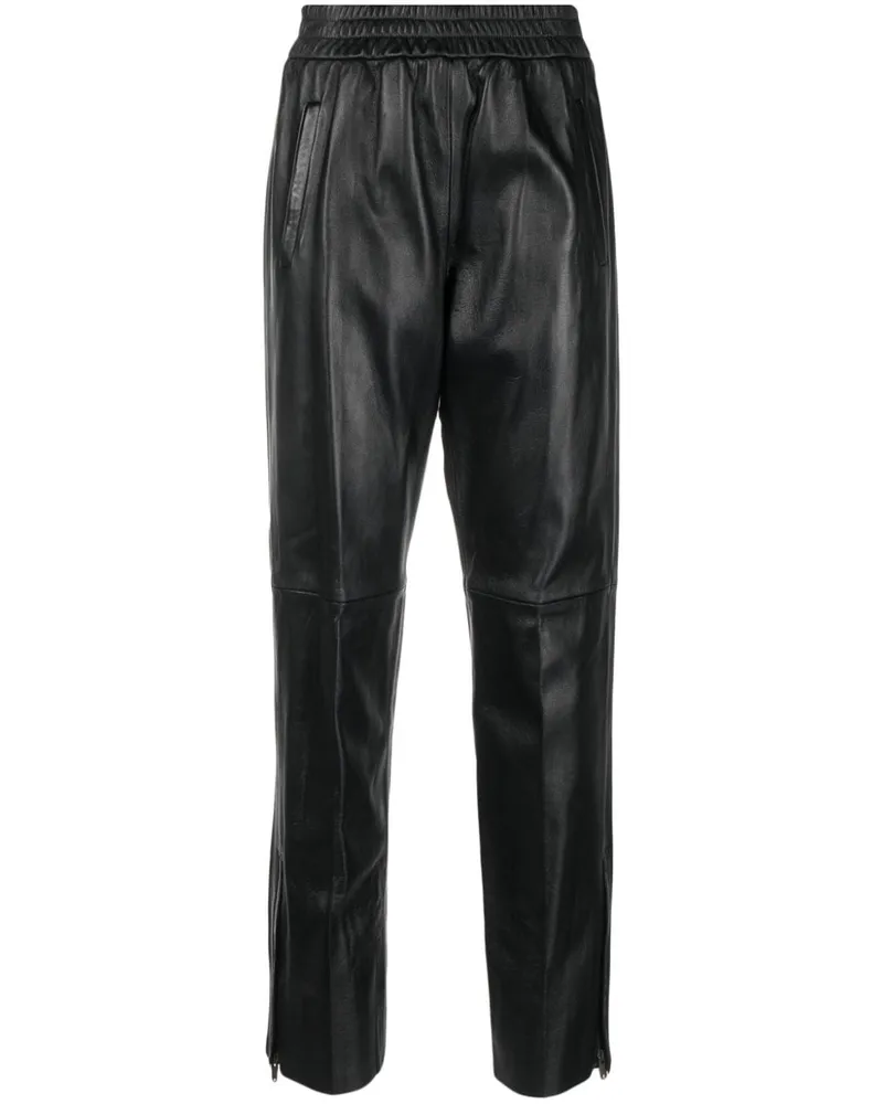 Golden Goose Cropped-Hose mit elastischem Bund - Schwarz Schwarz