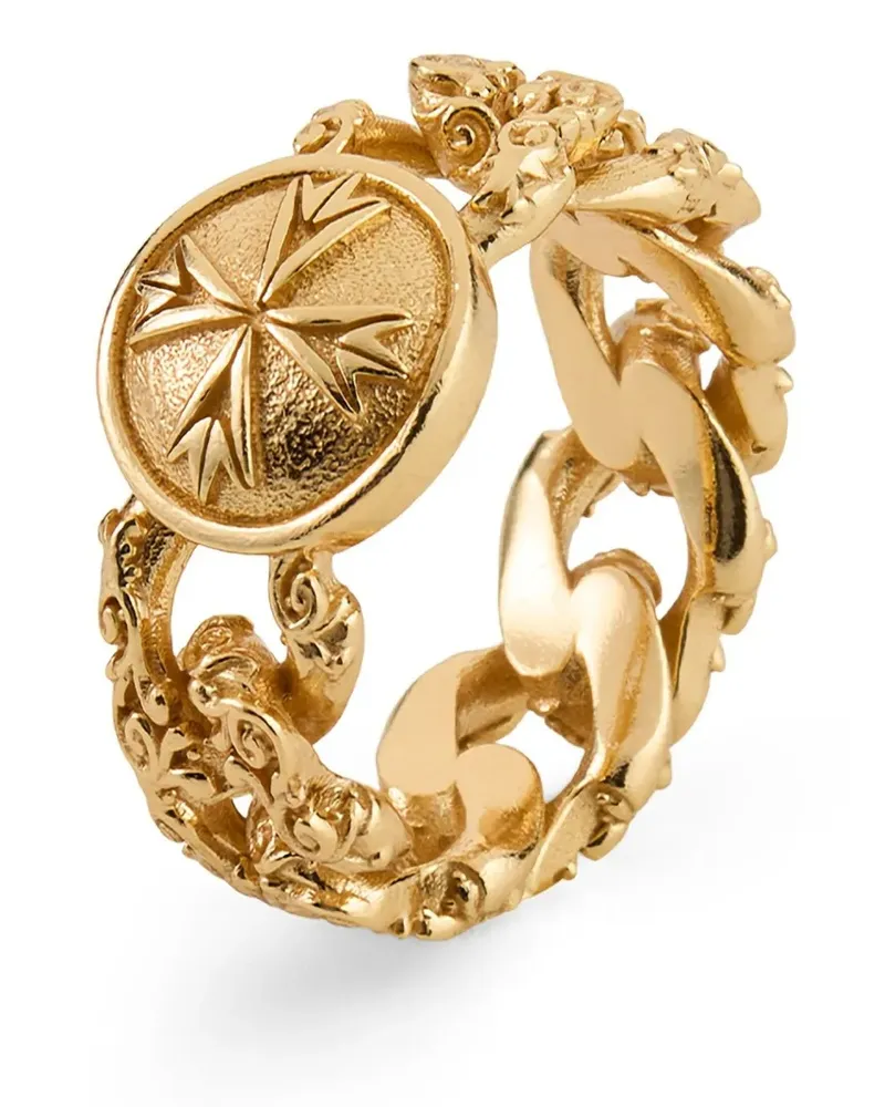 Emanuele Bicocchi Flourish Chain Ring - Gold Gold