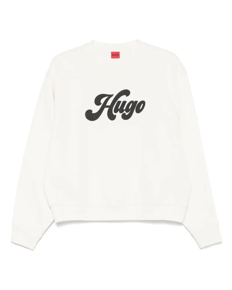 HUGO BOSS Sweatshirt mit Logo-Print - Nude Nude