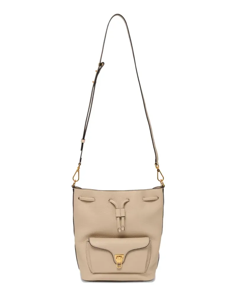 Coccinelle medium Beat Generation bucket bag - Nude Nude