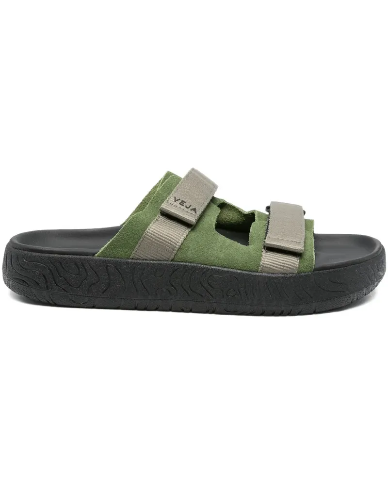 VEJA Arpoador Sandalen mit Doppelriemen - Grün Grün
