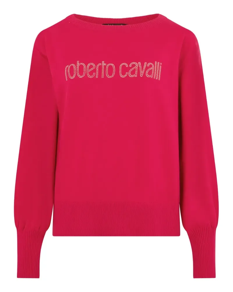Roberto Cavalli Pullover mit Logo-Verzierung - Rot Rot