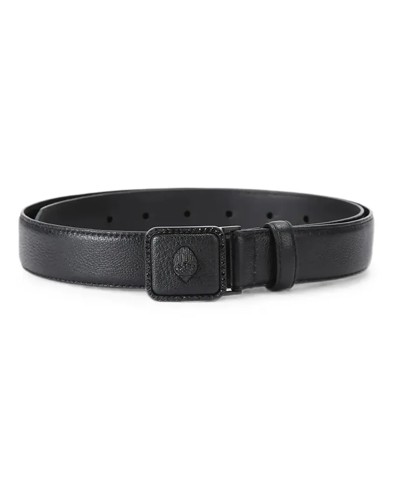 Kurt Geiger crystal-embellished Eagle Head belt - Schwarz Schwarz