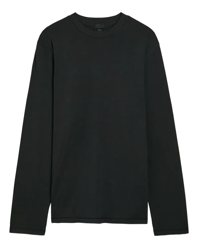 SKIMS Klassisches Langarmshirt - Schwarz Schwarz