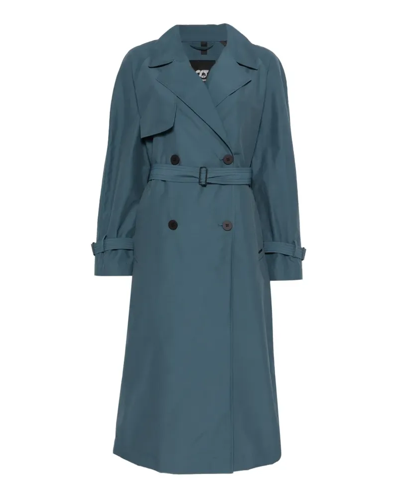 AlphaTauri belted double-breasted coat - Blau Blau