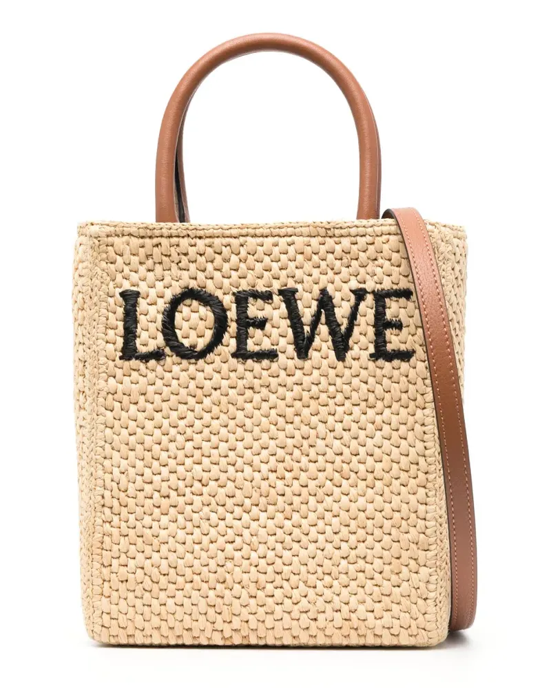 Loewe Umhängetasche mit Logo-Stickerei - Nude Nude