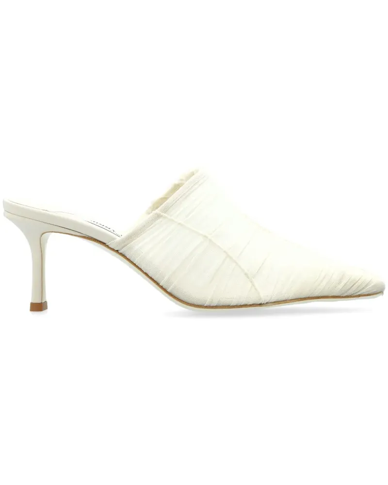 Jimmy Choo Lotta Mules - Nude Nude