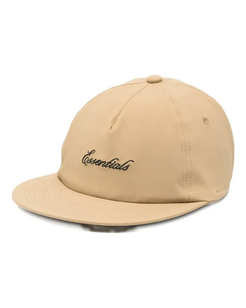 Fear of God logo-embroidered baseball cap - Nude Nude
