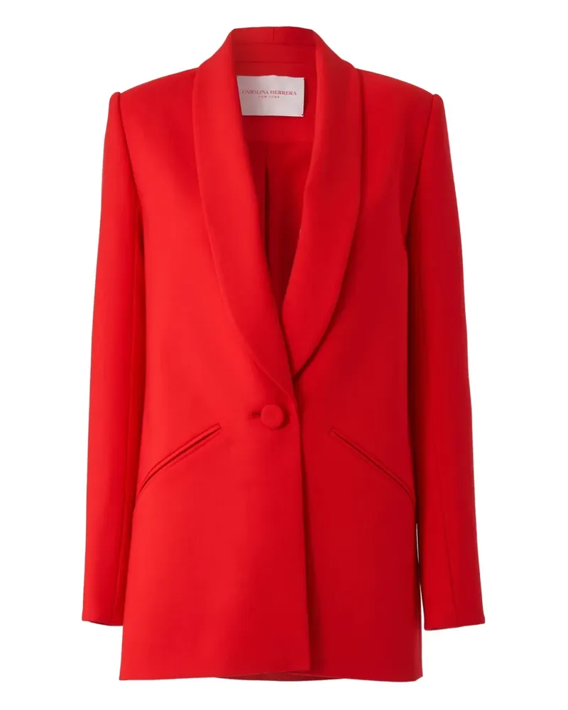 Carolina Herrera New York Sakko mit Schalkragen - Rot Rot