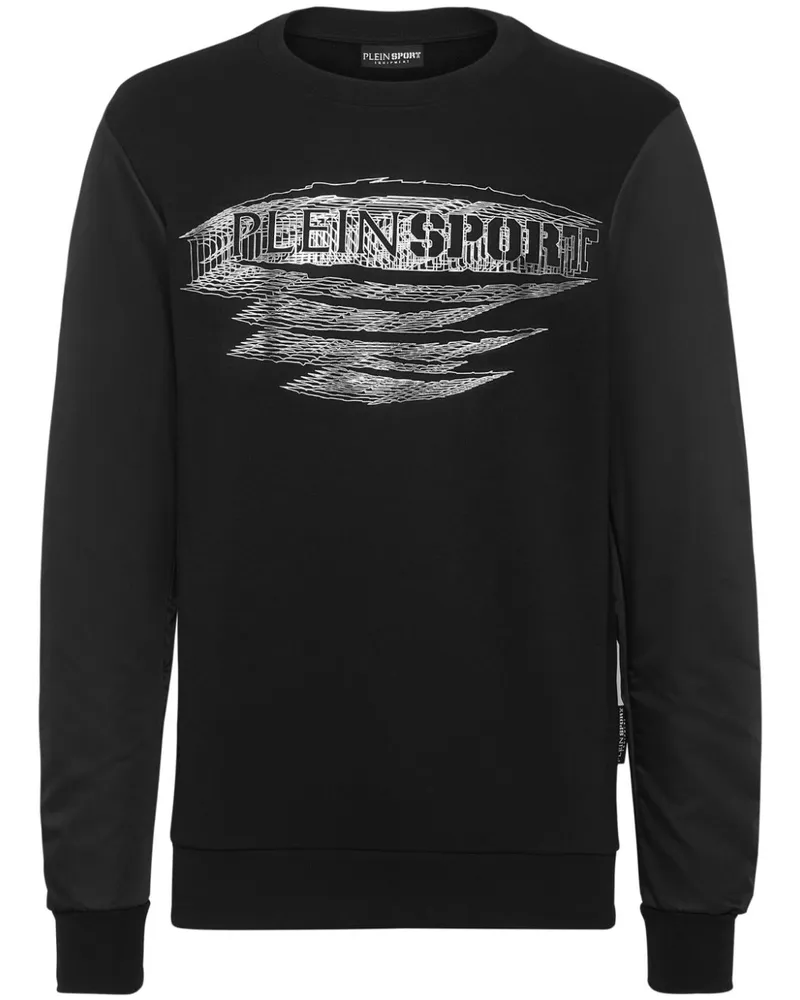 Philipp Plein Sweatshirt mit Logo-Print - Schwarz Schwarz