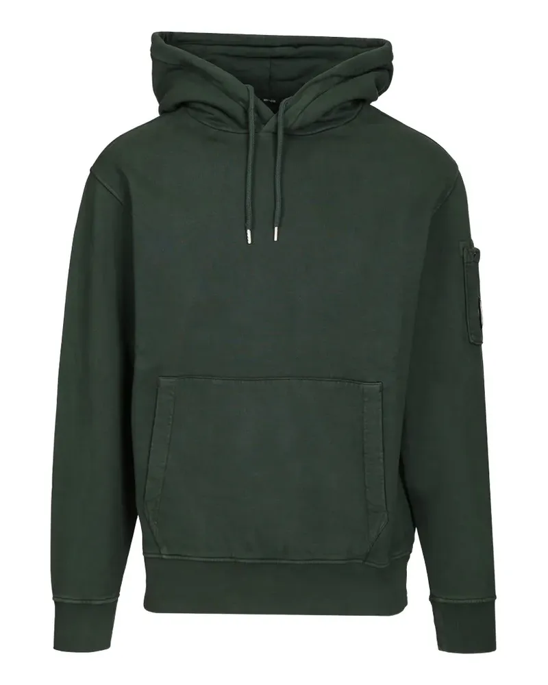 C.P. Company Lens-detail fleece hoodie - Grün Grün