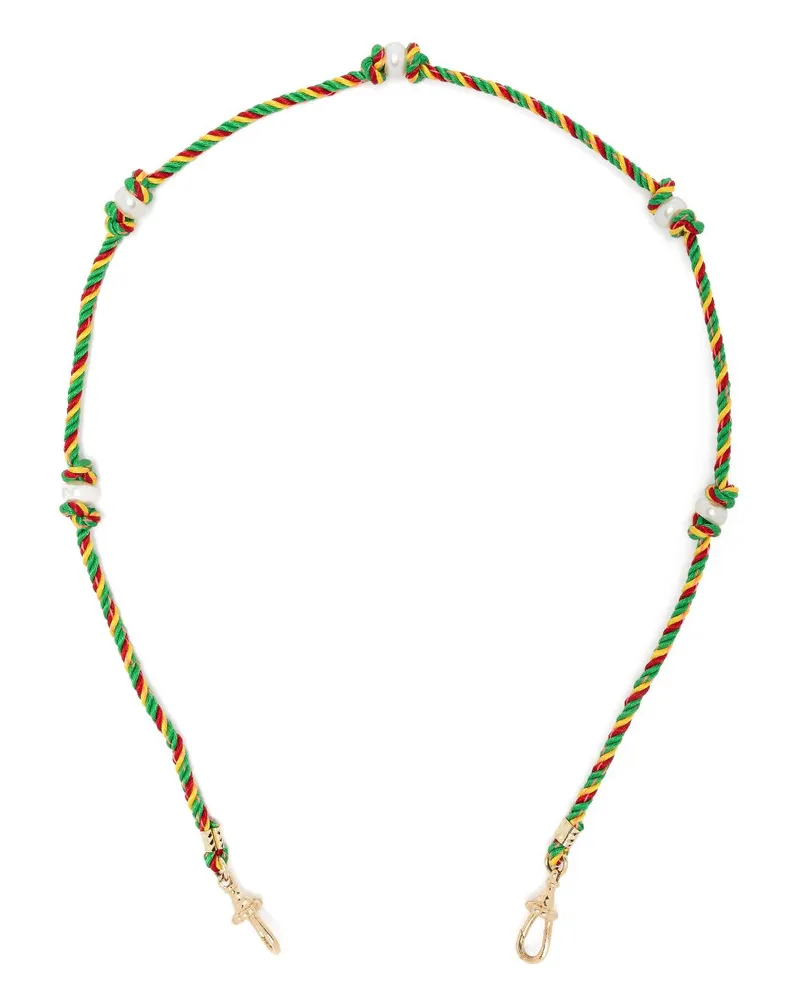 Marie Lichtenberg 14kt Mauli Silky Rasta Gelbgoldhalskette Gold