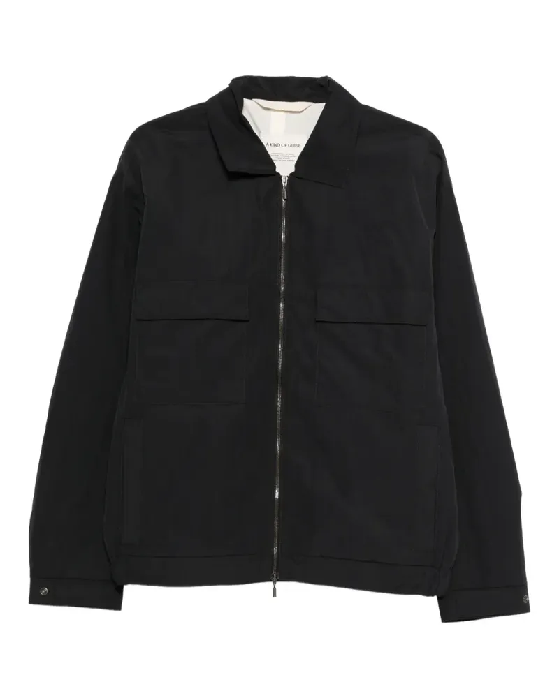 A Kind Of Guise Embu Jacke mit aufgesetzter Tasche - Schwarz Schwarz