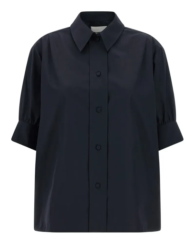 Jil Sander Hemd mit spitzem Kragen - Blau Blau