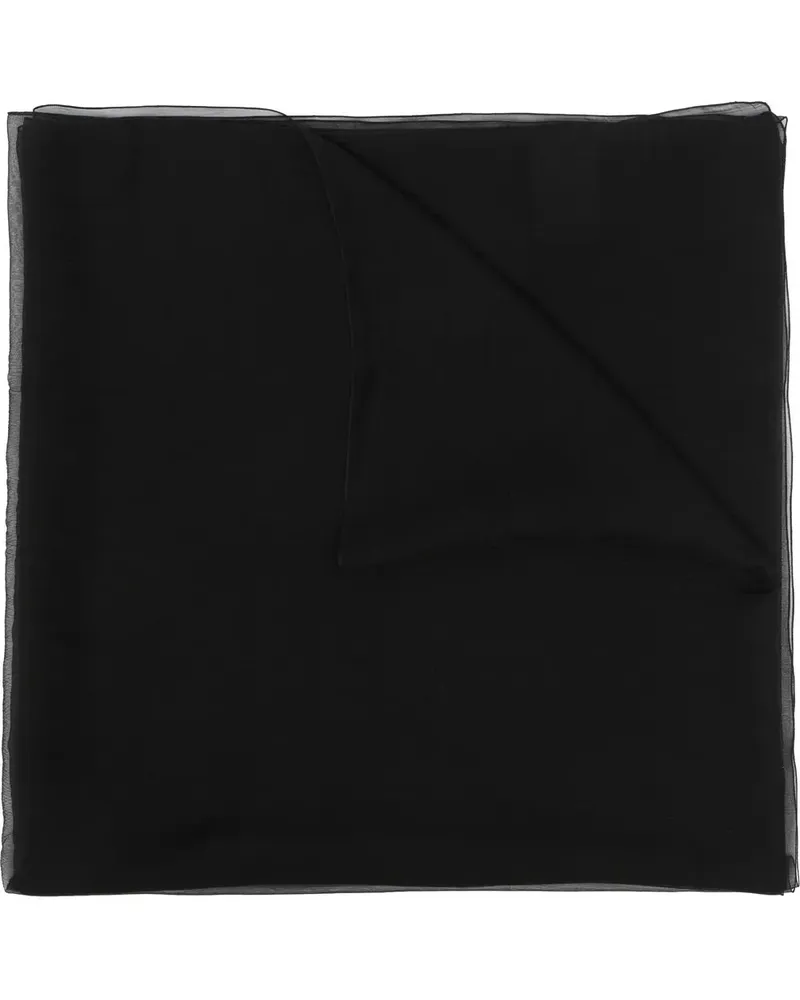Alberta Ferretti Schal aus Seide - Schwarz Schwarz