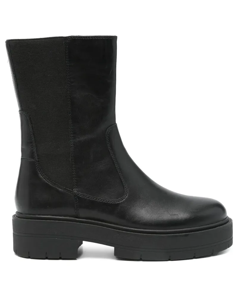 Geox Chelsea-Boots aus Leder 40mm - Schwarz Schwarz