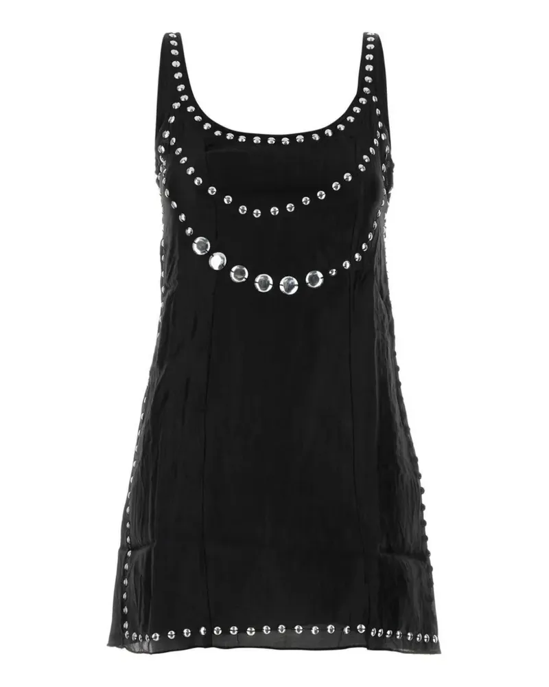 GIMAGUAS Claude Minikleid mit Kristallen - Schwarz Schwarz