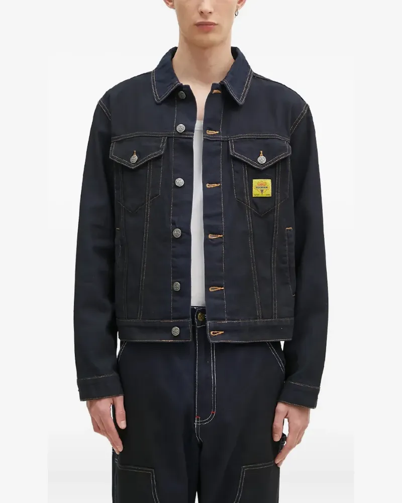 ICECREAM Jeansjacke mit Kontrastnähten - Blau Blau