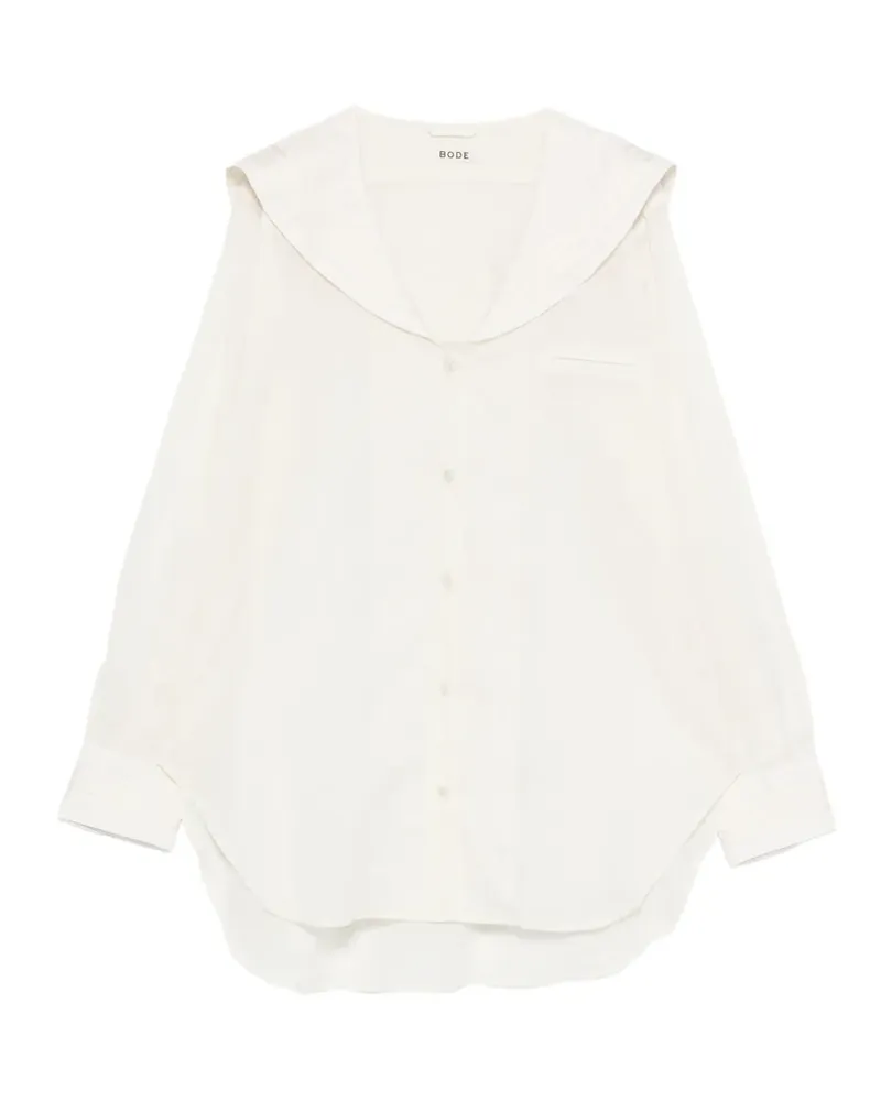 BODE Marina button-fastening shirt - Nude Nude