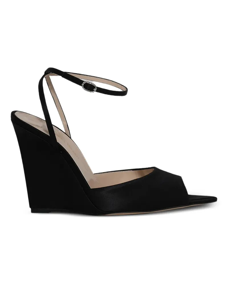 Andrea Wazen Loulou wedge sandals - Schwarz Schwarz