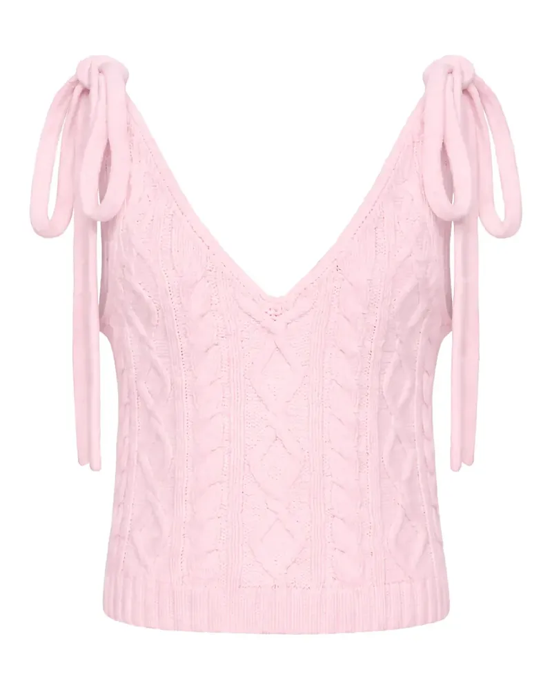 Hellessy Kenai cable-knit tank top - Rosa Rosa