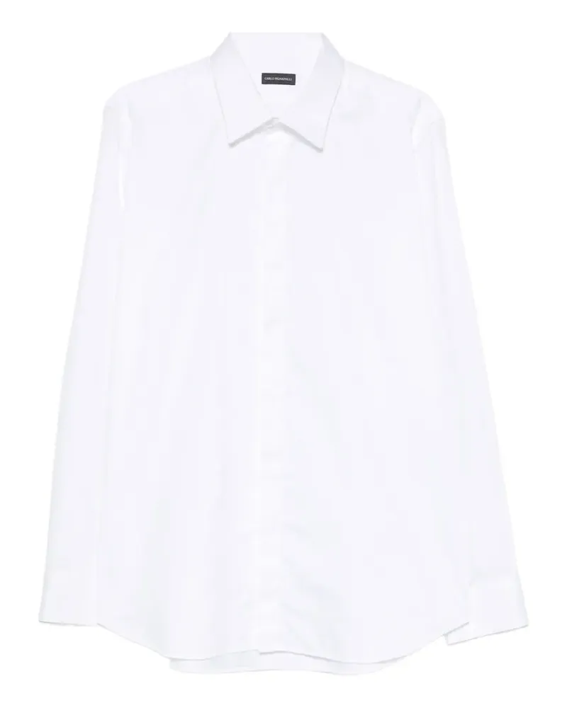 Carlo Pignatelli long-sleeve spread-collar shirt - Weiß Weiß