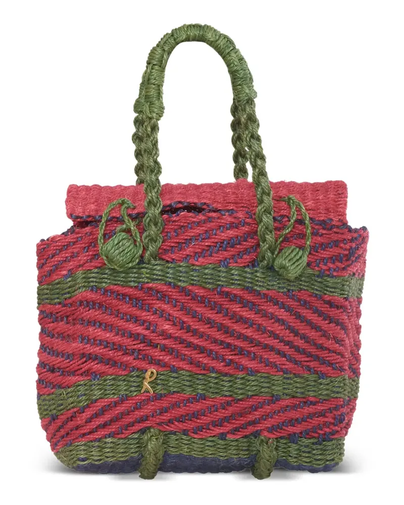 Roberta di Camerino Gewebte Tote Bag - Rosa Rosa