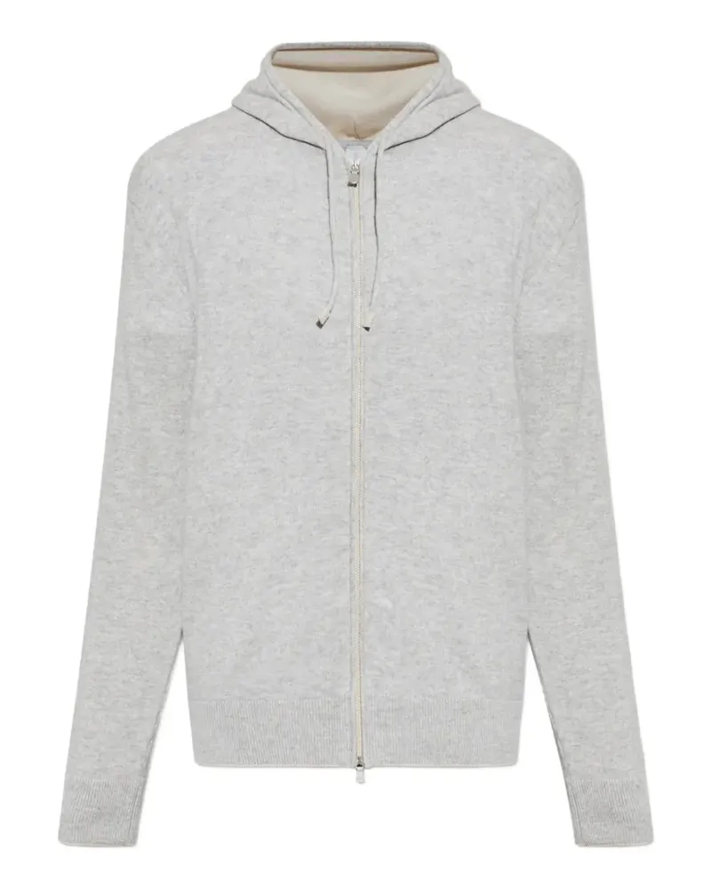 Eleventy Kapuzenjacke mit Reißverschluss - Grau Grau