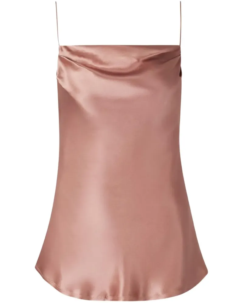 Balmain Oberteil mit Wasserfallkragen - Rosa Rosa