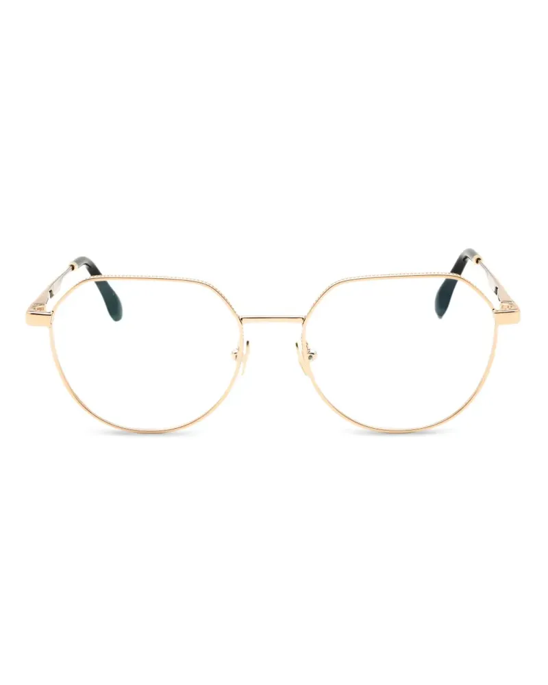 Victoria Beckham Brille mit geometrischem Gestell - Gold Gold