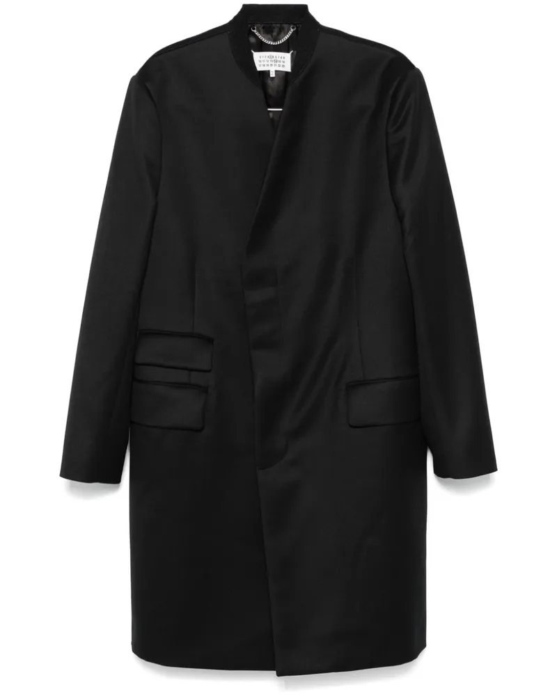 Maison Margiela Wollmantel aus Cavalry-Twill - Schwarz Schwarz