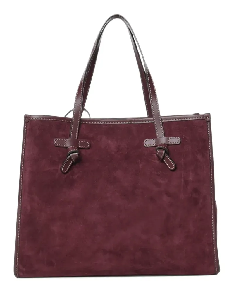 Gianni Chiarini Marcella knotted suede shoulder bag - Rot Rot