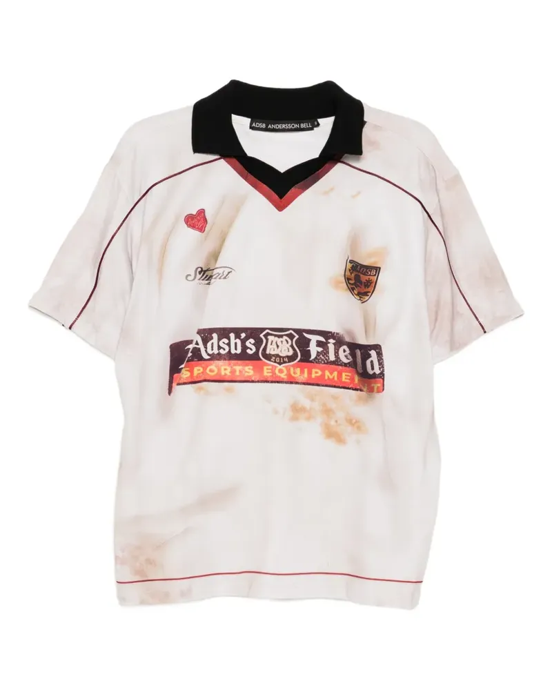 Andersson Bell T-Shirt mit Cutaway-Muster - Nude Nude