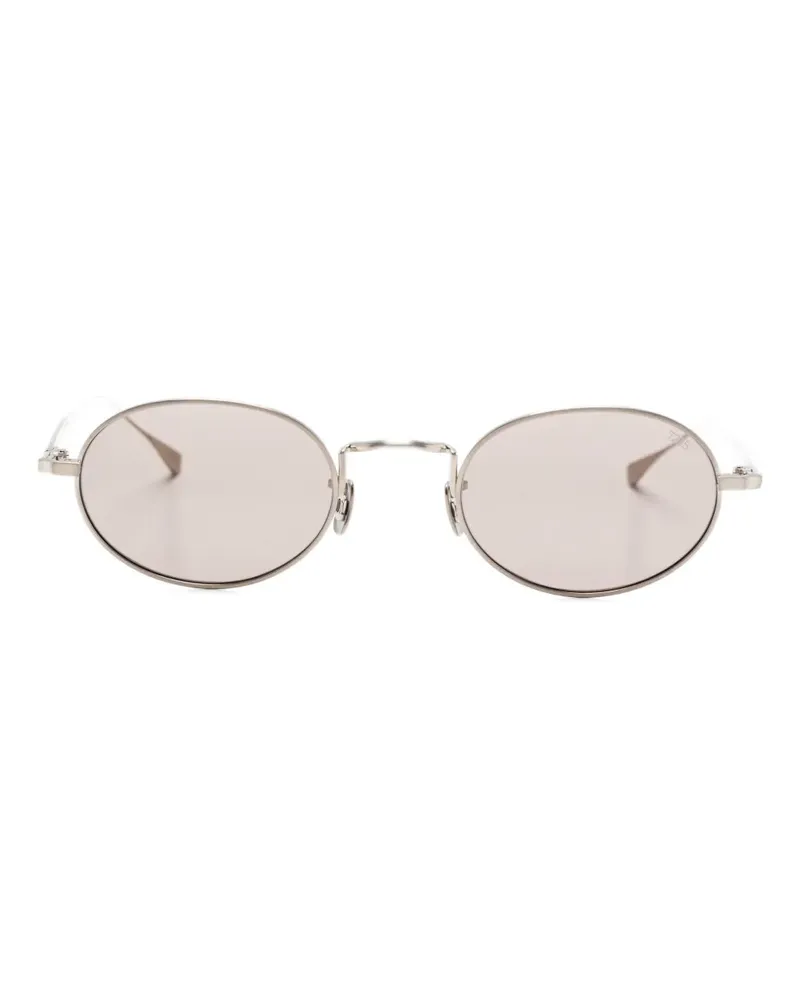 EYEVAN 7285 Sonnenbrille mit ovalem Gestell - Silber Silber