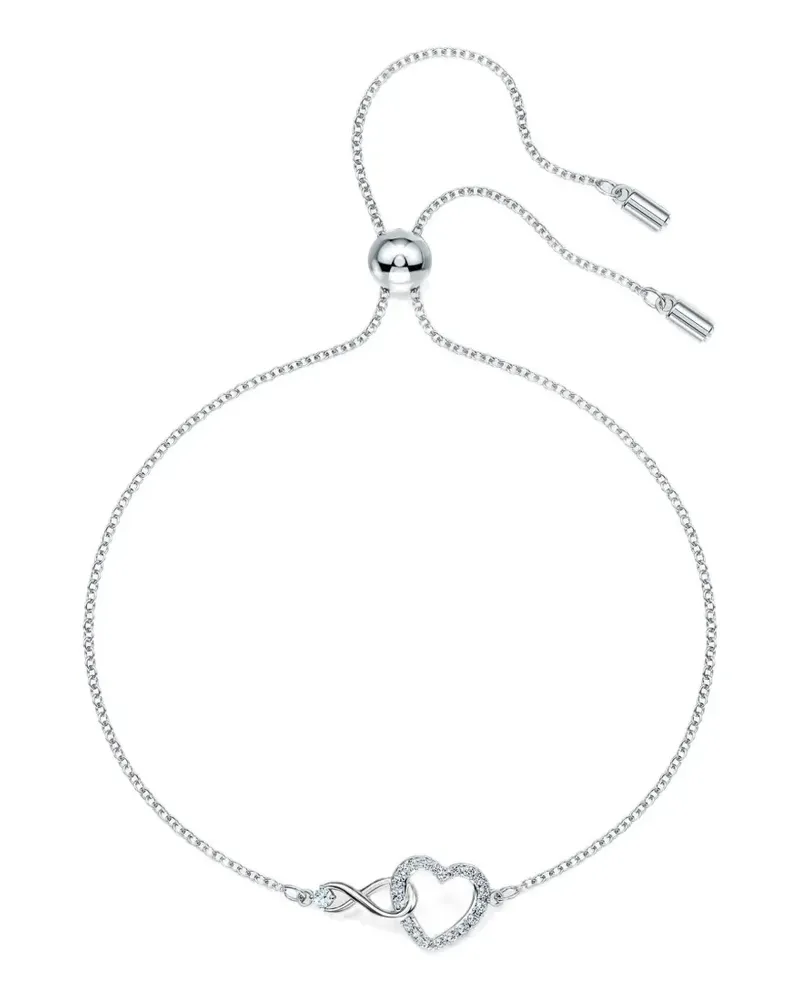 Swarovski Infinity heart bracelet - Silber Silber