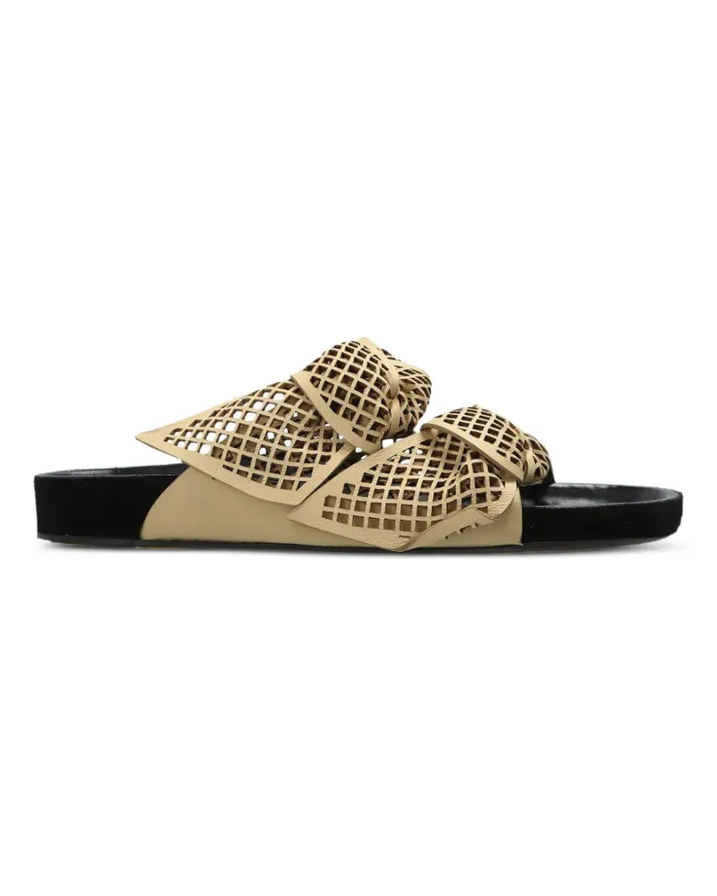 Isabel Marant Lennyo knot sandals - Nude Nude