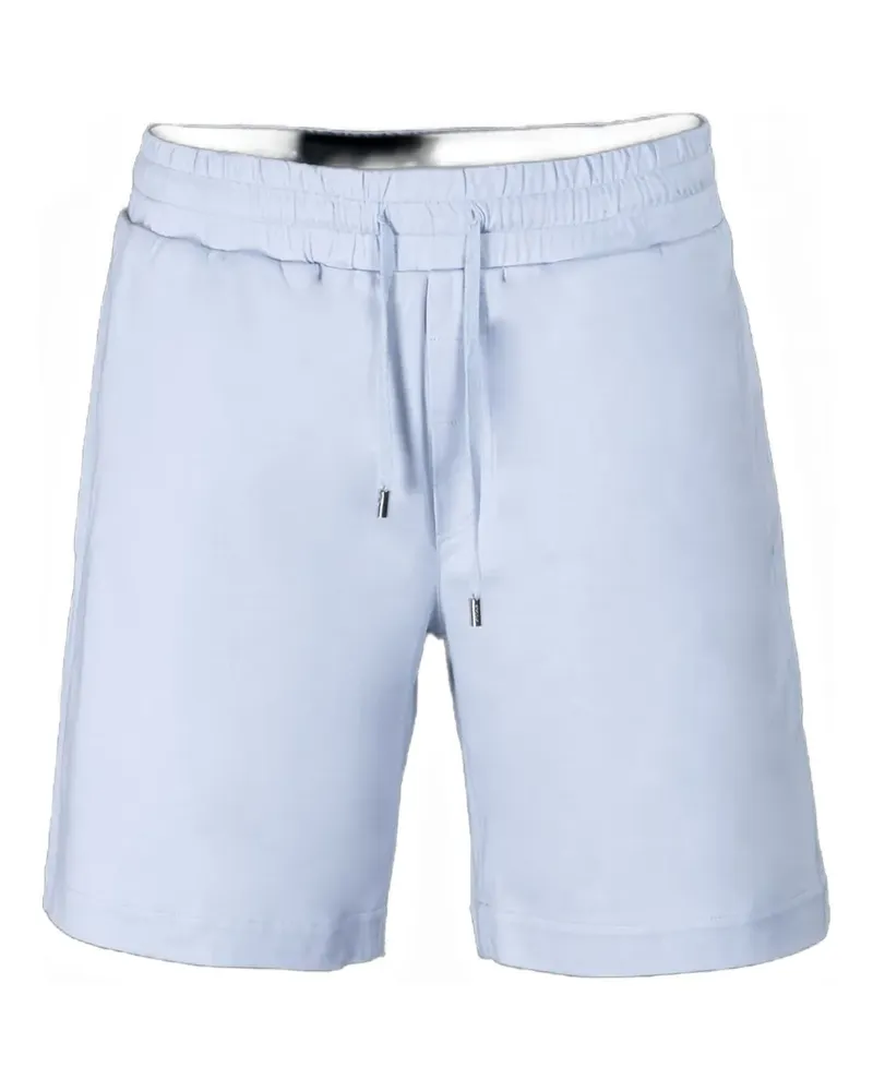 MOORER Badeshorts mit Kordelzug - Blau Blau