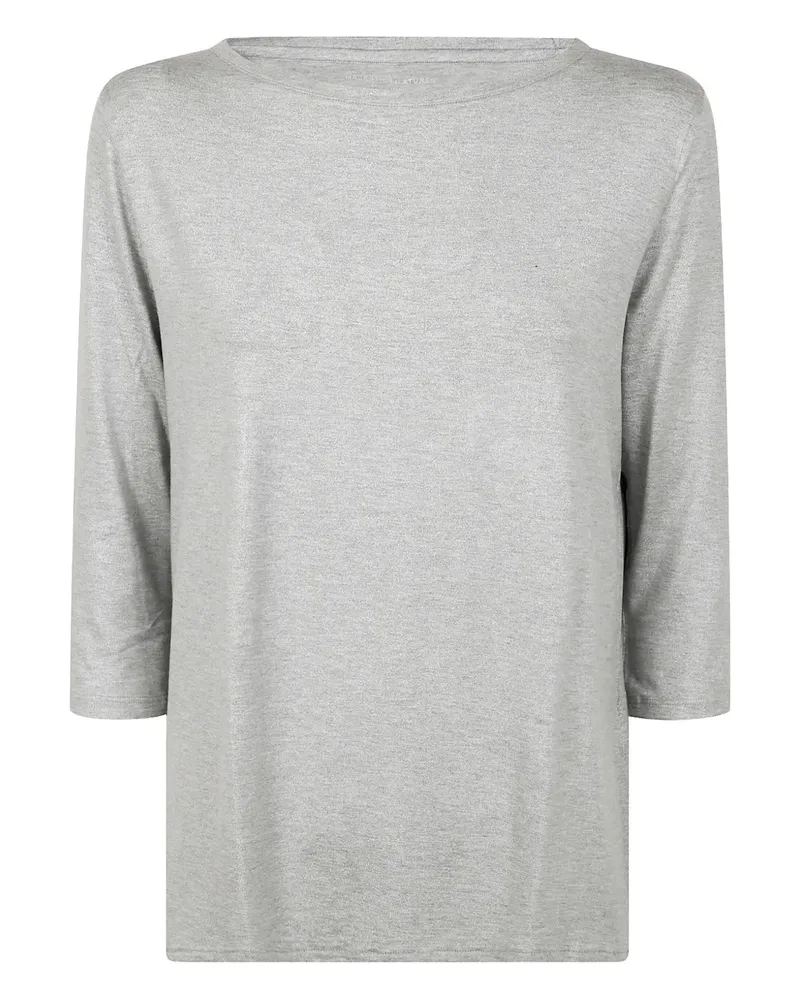 Majestic Pullover mit meliertem Effekt - Grau Grau