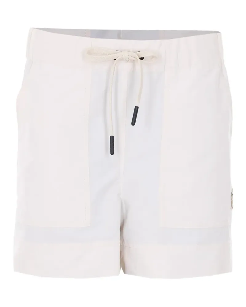 Moncler logo-patch drawstring shorts - Weiß Weiß