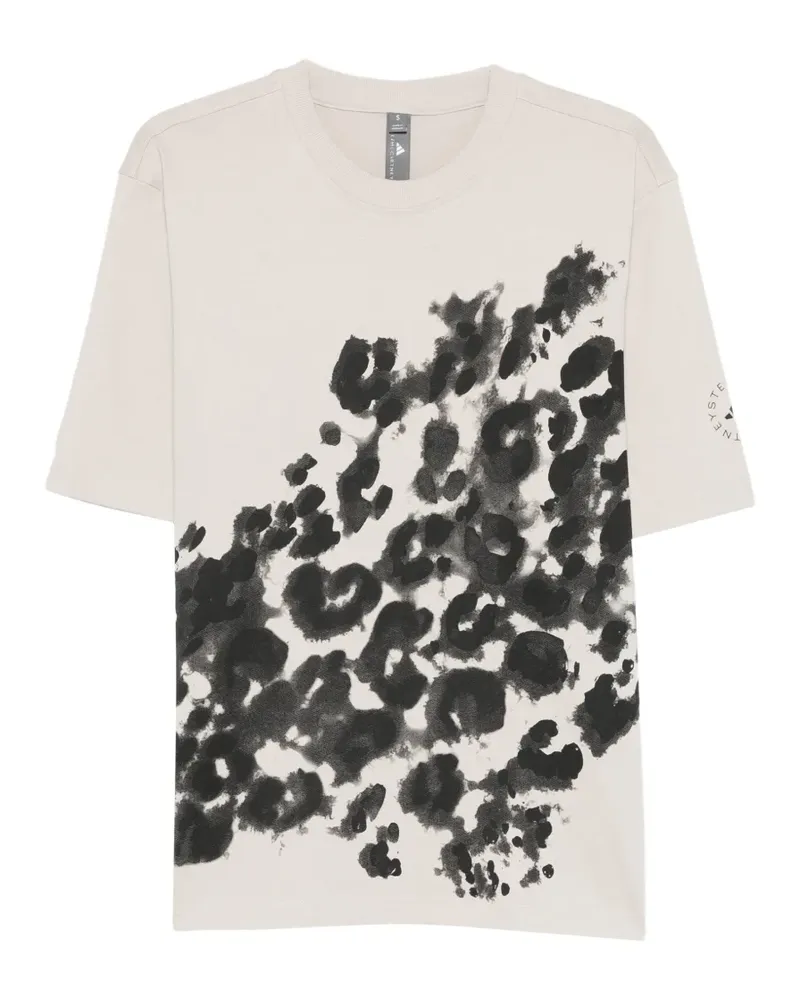 adidas Gemustertes T-Shirt - Nude Nude