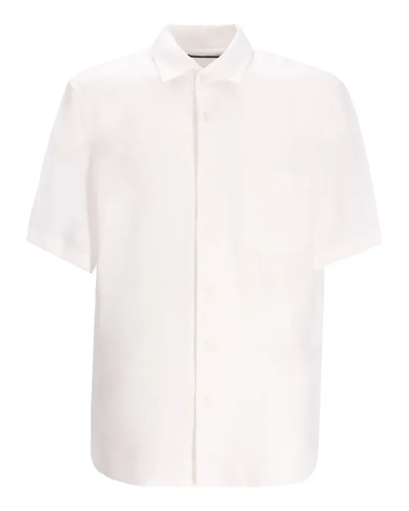 HUGO BOSS Kurzärmeliges Hemd - Weiß Weiß