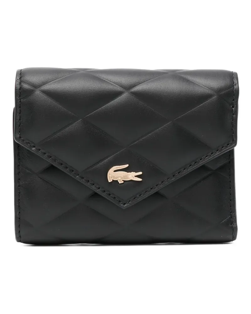 Lacoste Klassisches Portemonnaie - Schwarz Schwarz