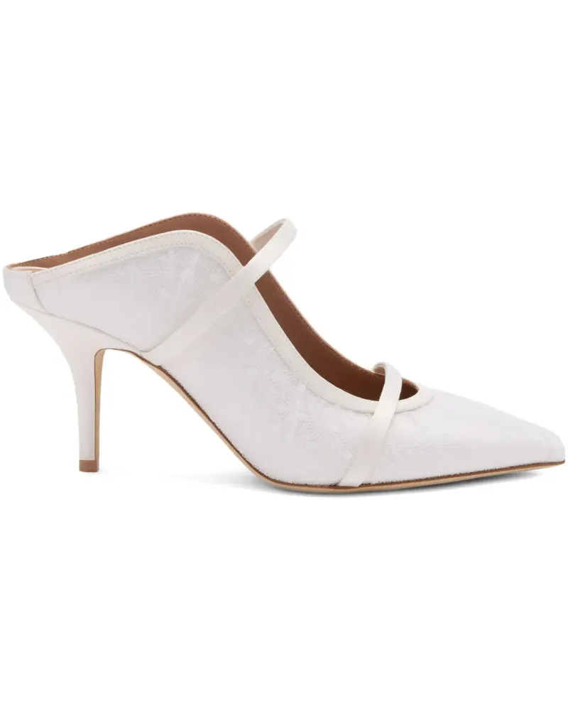 Malone Souliers Maureen Mules 70mm - Weiß Weiß
