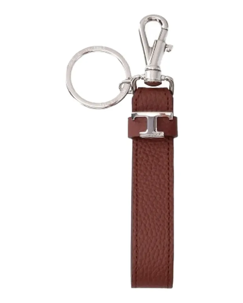 TOD'S T Timeless Schlüsselanhänger - Braun Braun