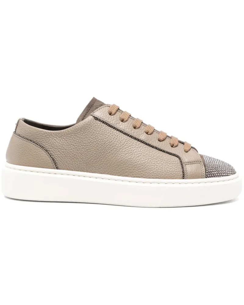 Doucal´s Sneakers mit Kristallen - Braun Braun