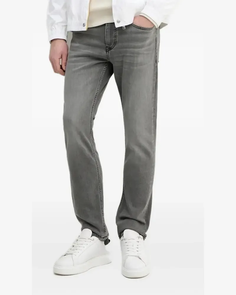 HUGO BOSS Five-Pocket-Jeans - Grau Grau