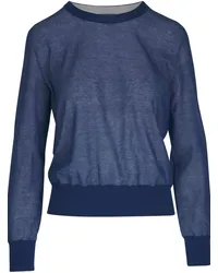 Akris Pullover mit Sheer-Effekt Blau